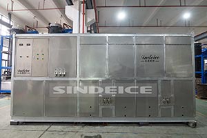 日產20噸板冰機，用于海鮮加工保鮮