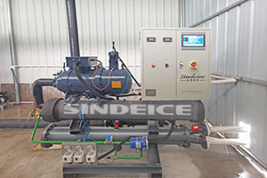 北海食品廠，片冰機和冷水機整套設備